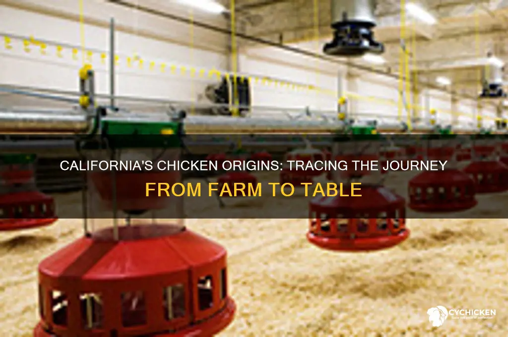 where does chicken in ca come from