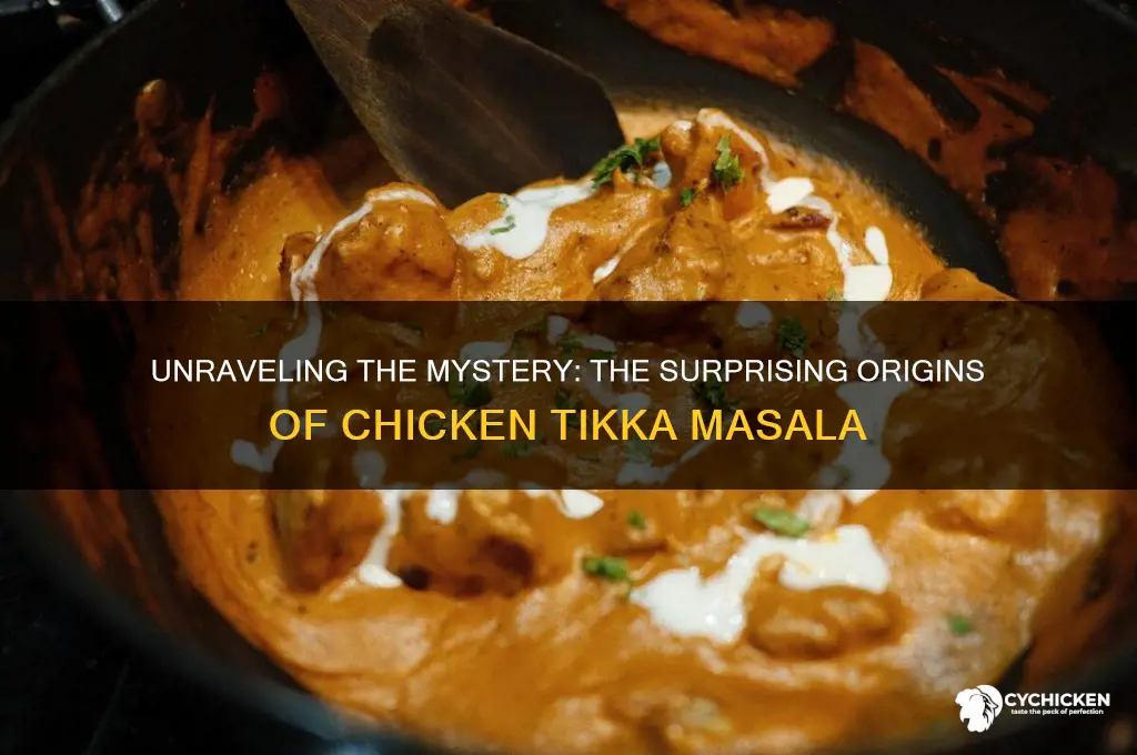 where does chicken tikka masala originate from
