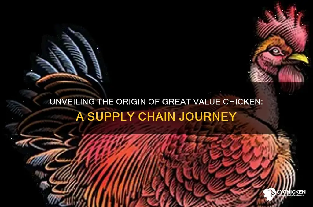 where does great value chicken come from