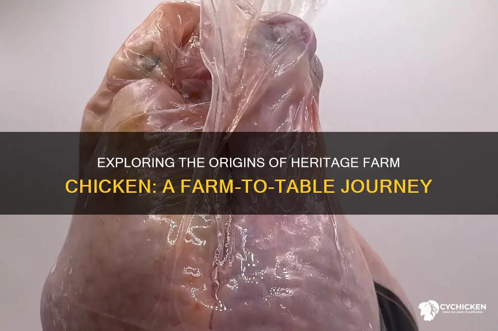 where does heritage farm chicken come from
