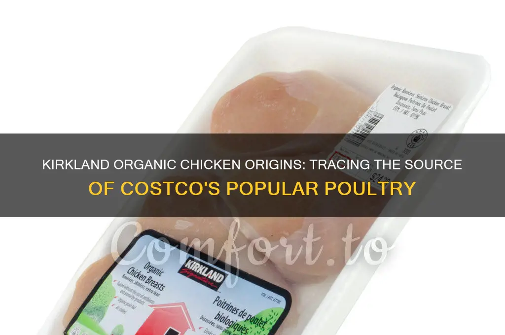 where does kirkland organic chicken come from