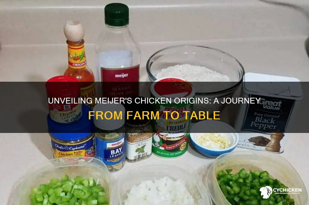 where does meijer brand chicken come from