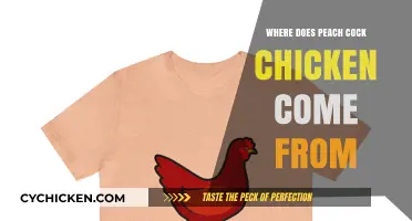 Unveiling the Origins of the Unique Peach Cock Chicken Breed