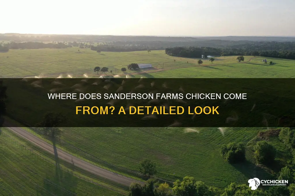 where does sanderson farms chicken come from