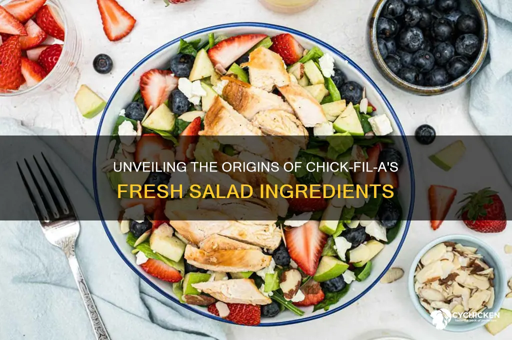where does the chick filet salads come from