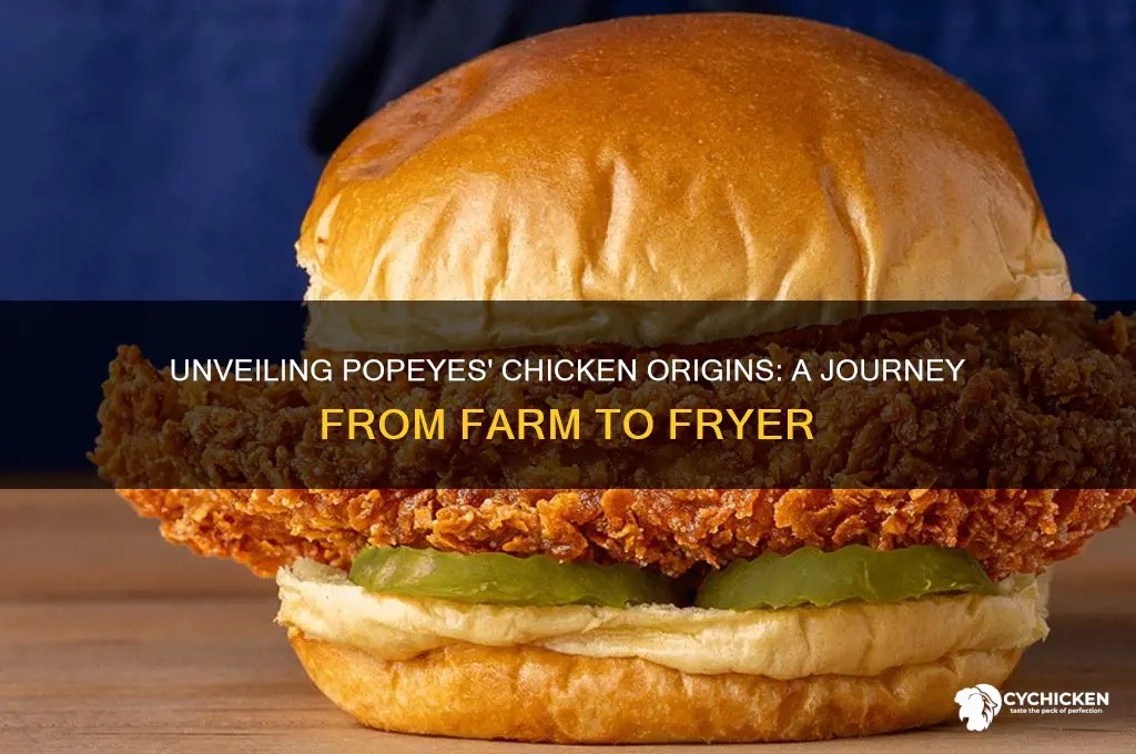 where does the chicken from popeyes come from