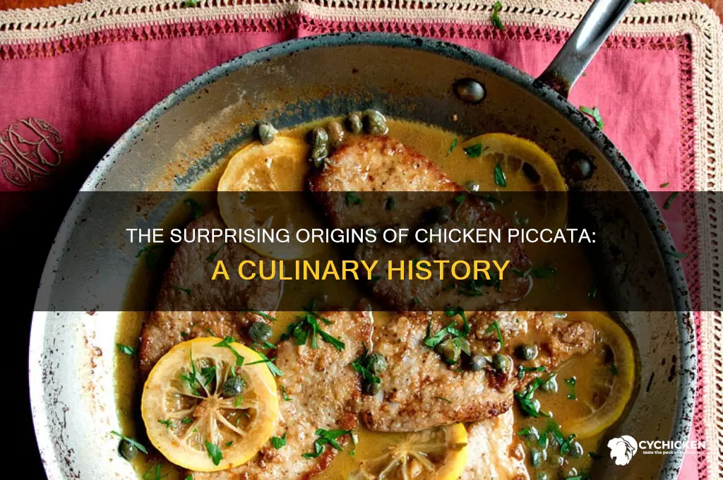 where does the name chicken piccata come from