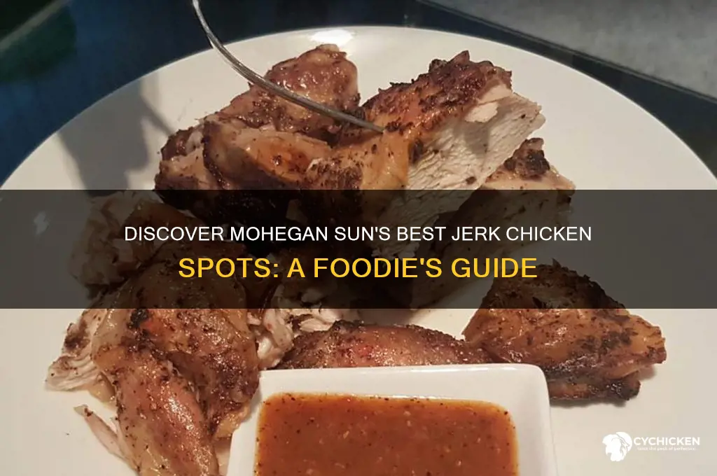 where in mohegan sun sells jerk chicken