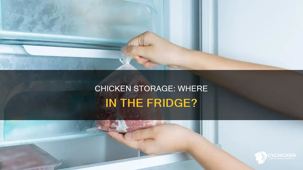 where in the refrigerator should the chicken be stored