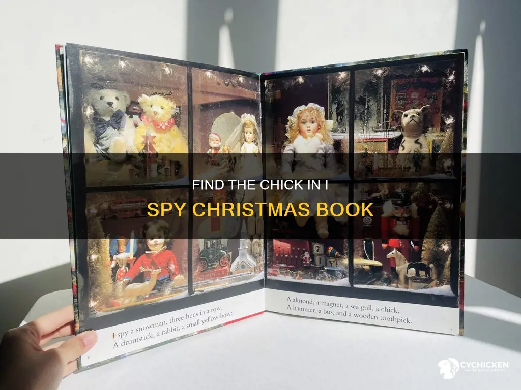 where is a chick in i spy book christmas