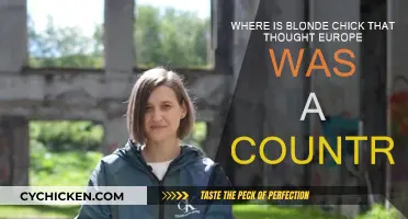 Blonde Chick's Geography Fail: Europe, a Country?