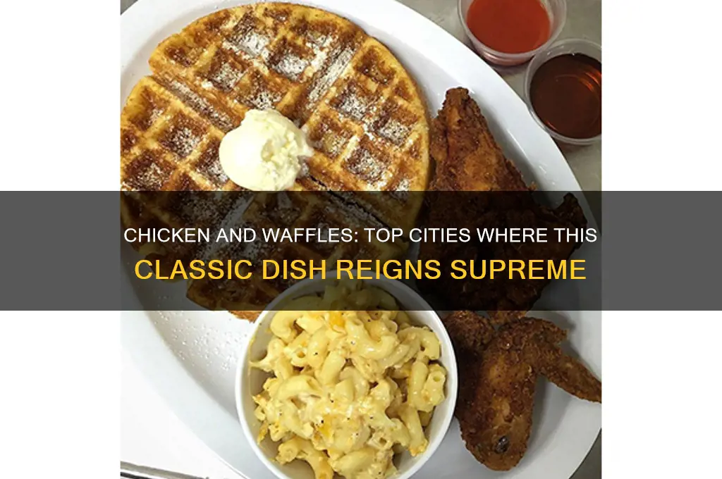 where is chicken and waffles most popular