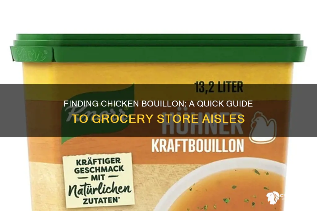 where is chicken bouillon in the grocery store