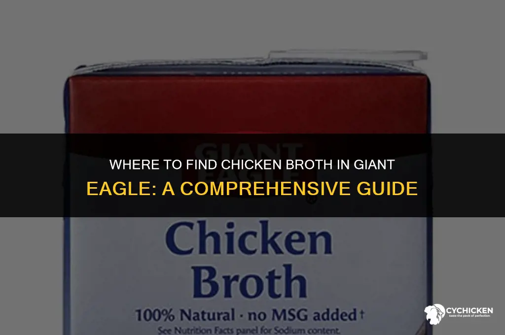 where is chicken broth in giant eagle