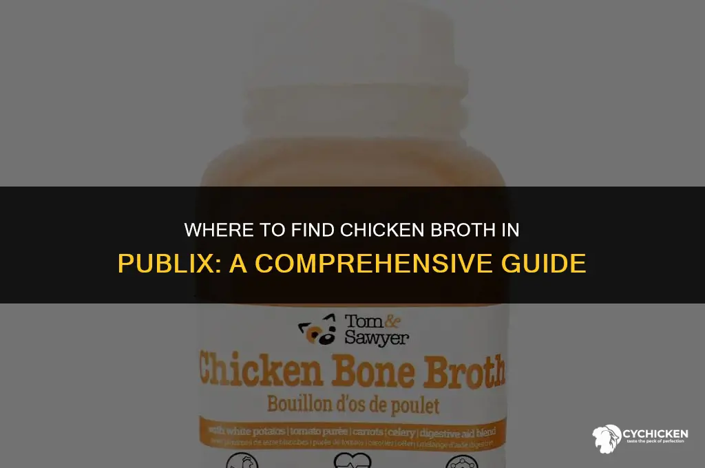 where is chicken broth in publix