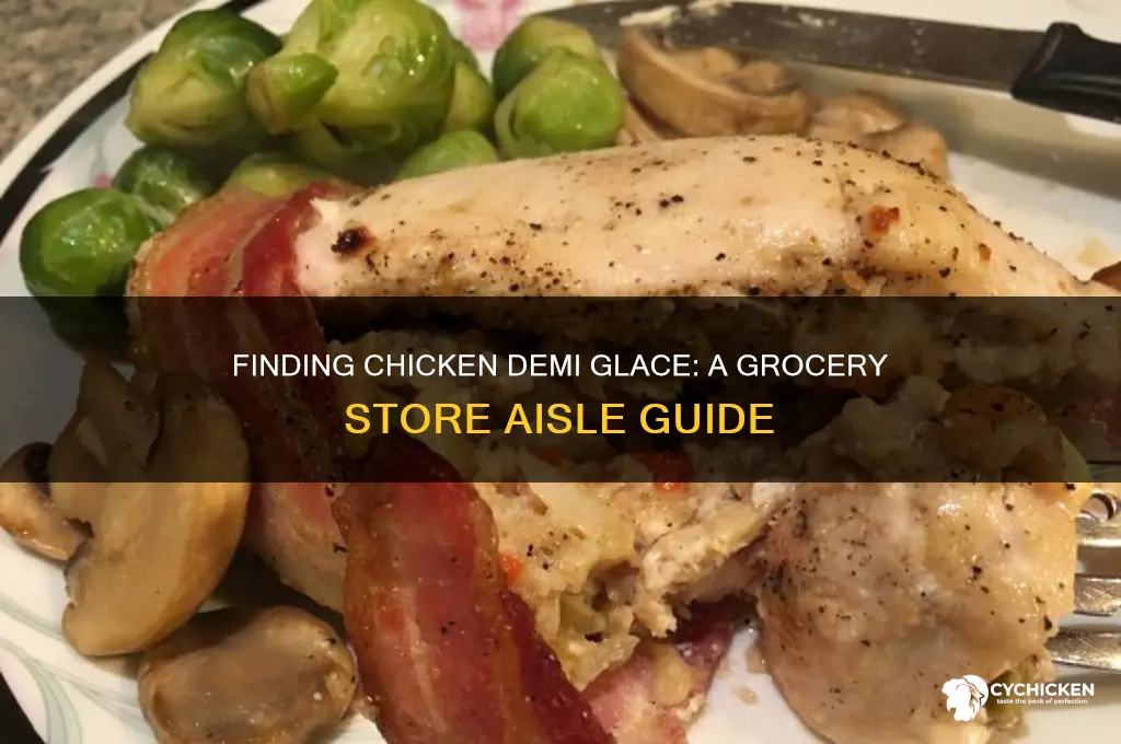 where is chicken demi glace in grocery store