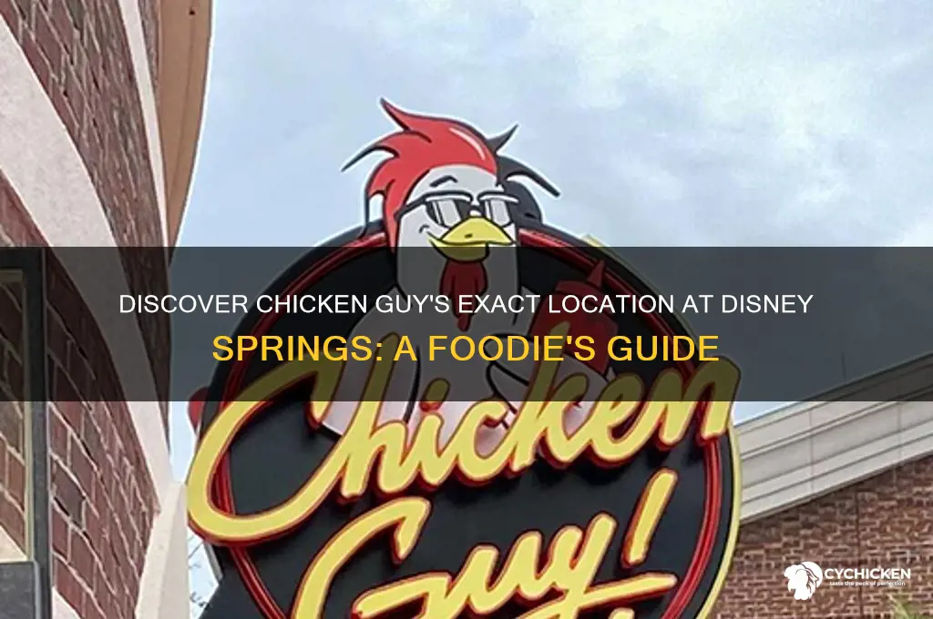 where is chicken guy at disney springs