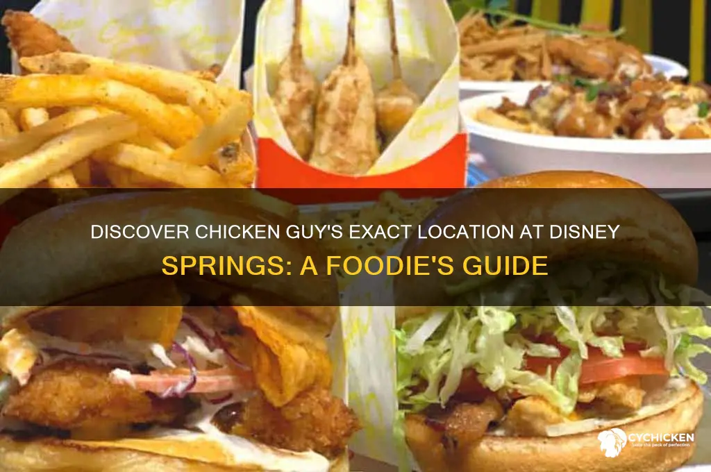 where is chicken guy located in disney springs
