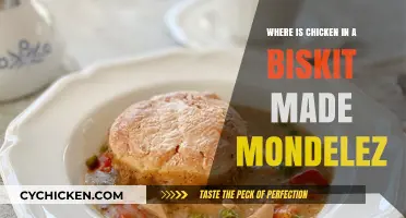 Where is Chicken in a Biskit Made by Mondelez?