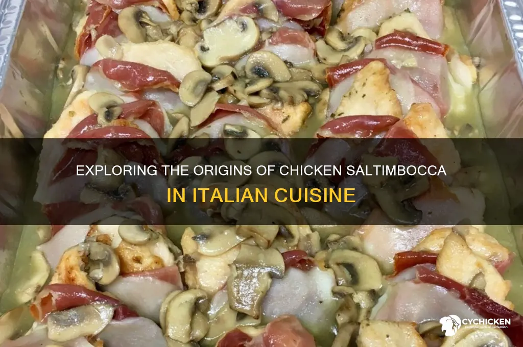 where is chicken saltimbocca from in italy