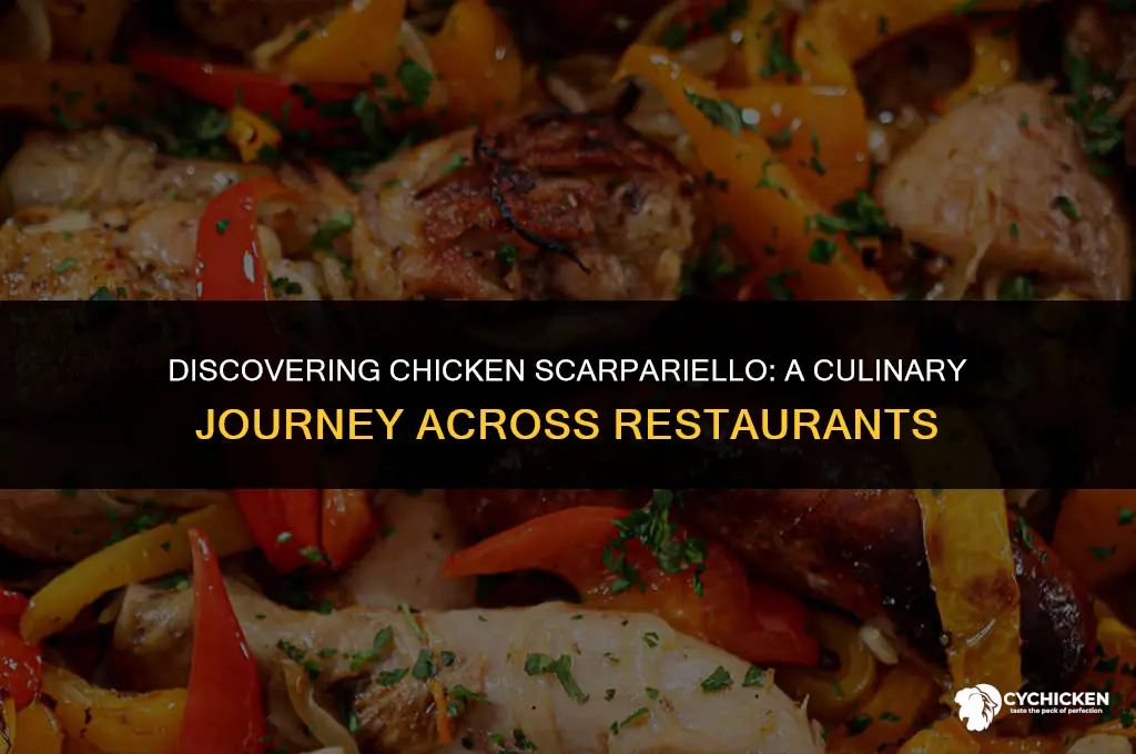 where is chicken scarpariello served