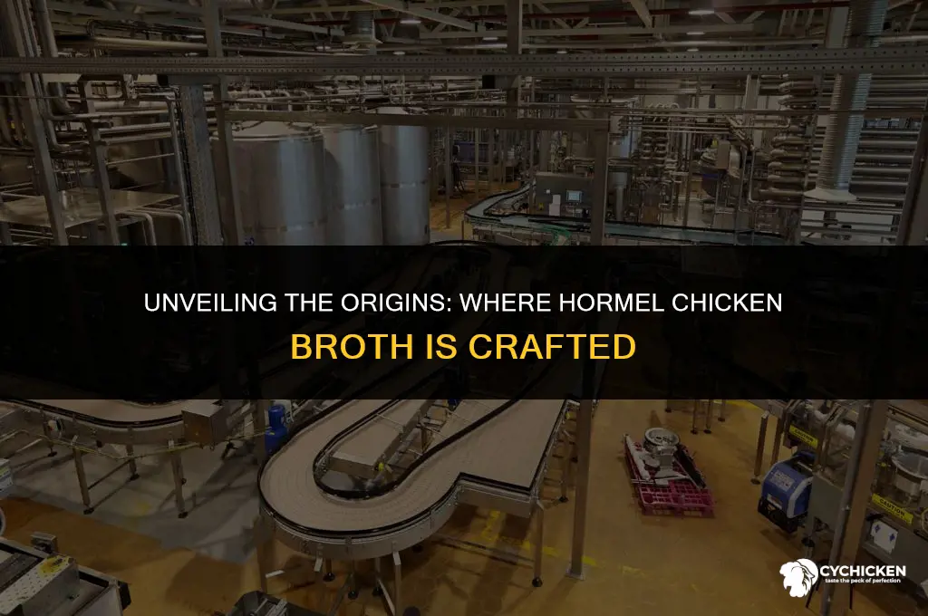 where is hormel chicken broth made