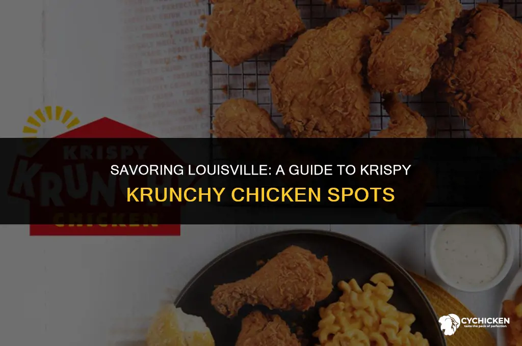 where is krispy krunchy chicken served in louisville