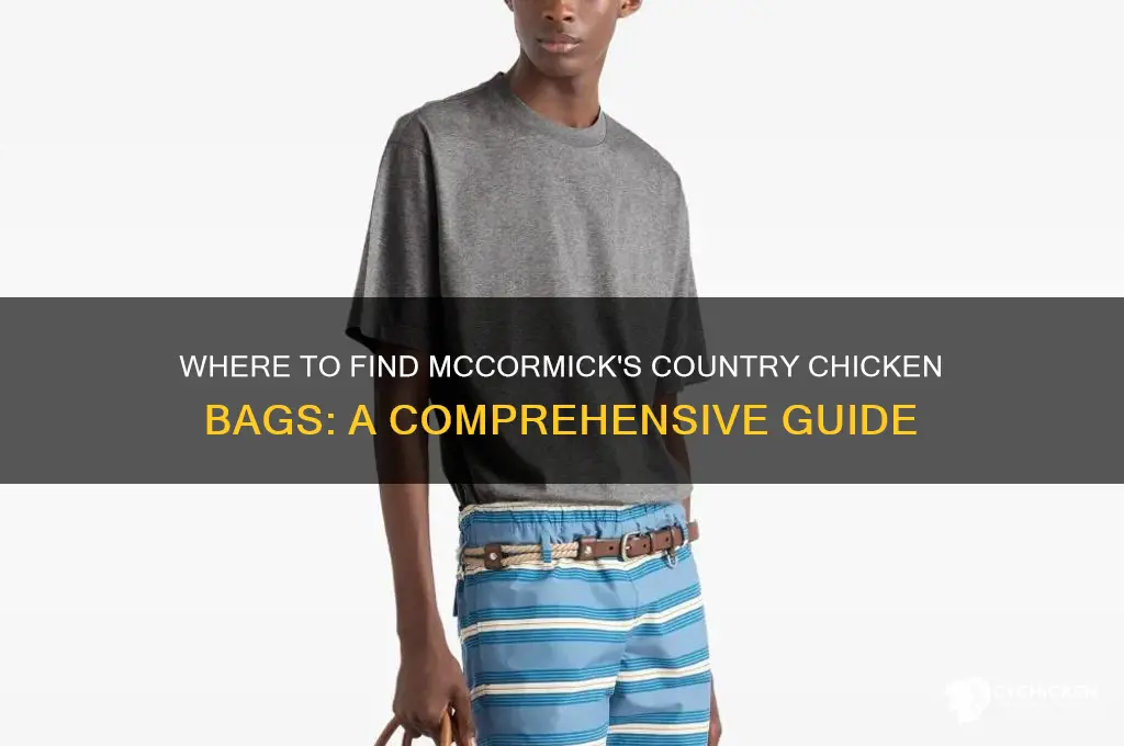 where is mccormicks country chicken bags available