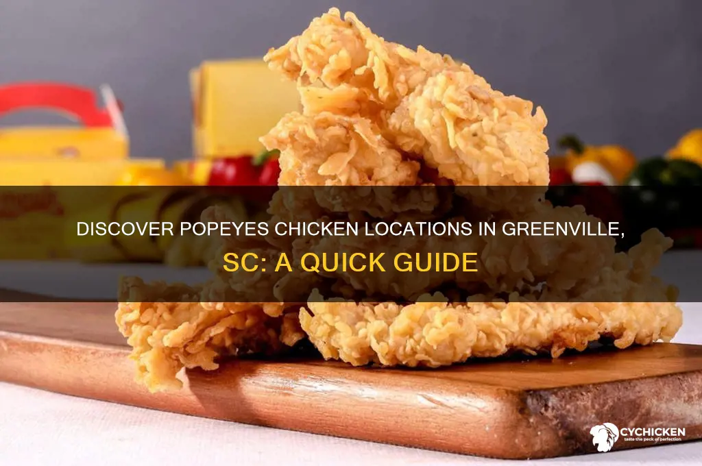 where is popeyes chicken in greenville sc
