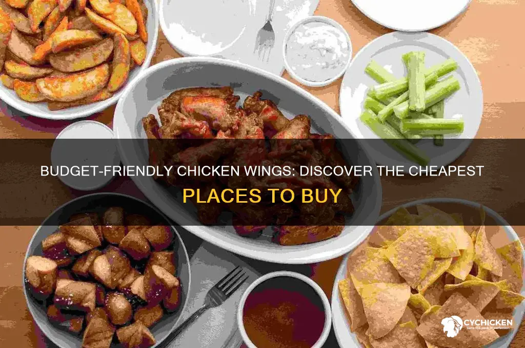 where is the cheapest pkace to buy chicken wibgs