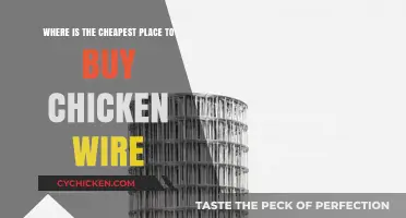 Affordable Chicken Wire: Discover the Cheapest Places to Buy It