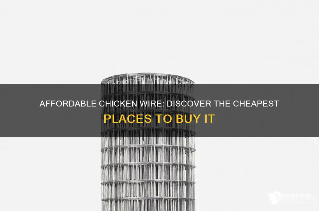 where is the cheapest place to buy chicken wire