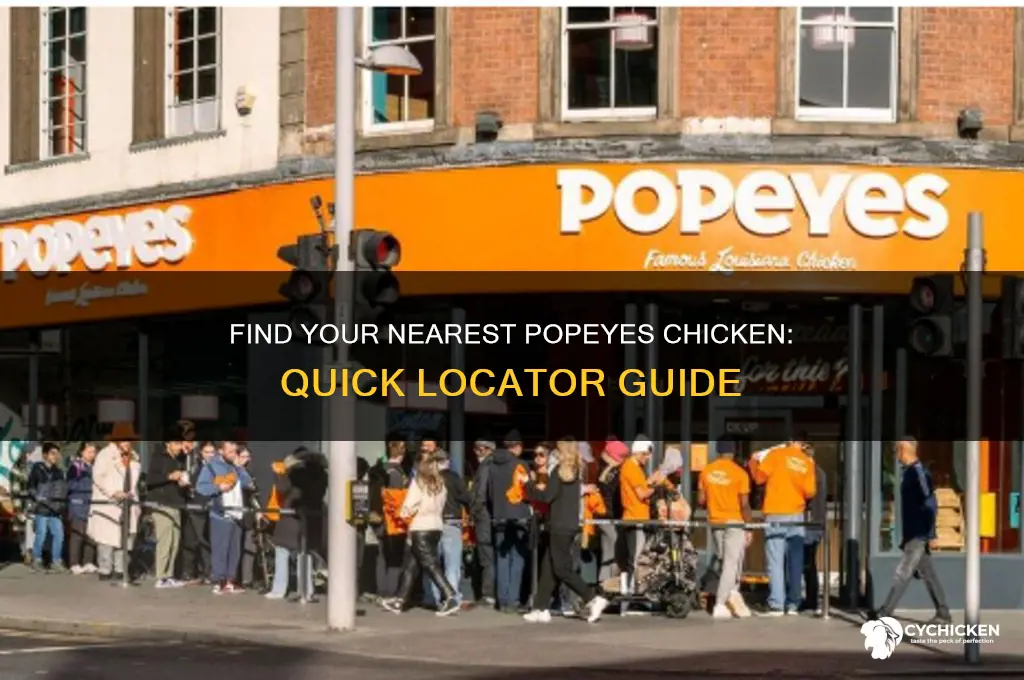 where is the closest popeyes chicken from here