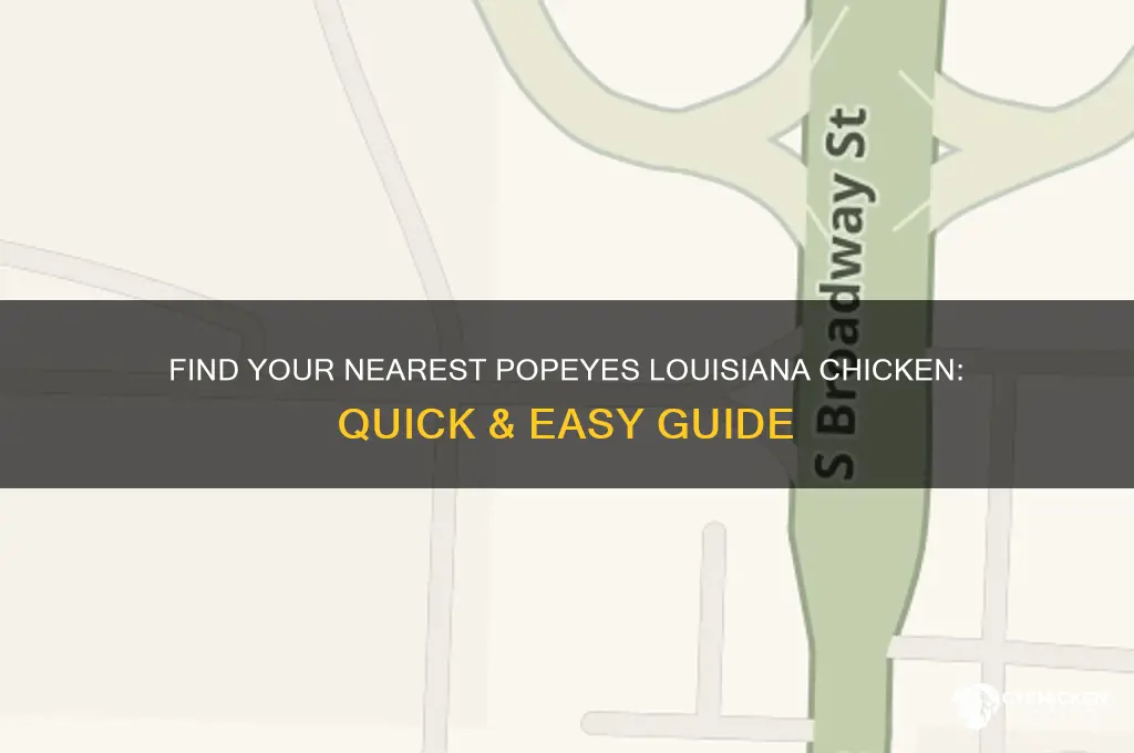 where is the closest popeyes louisiana chicken