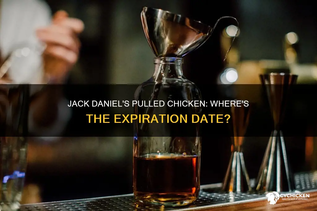 where is the expiration date on jack daniels pulled chicken