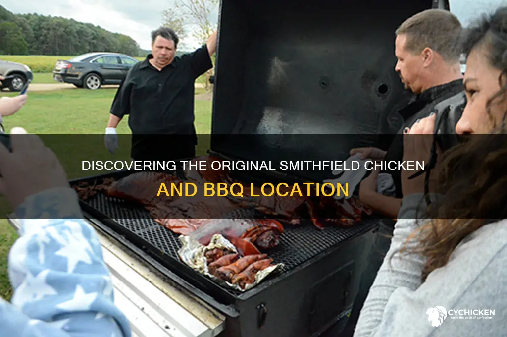 where is the first smithfield chicken and bbq
