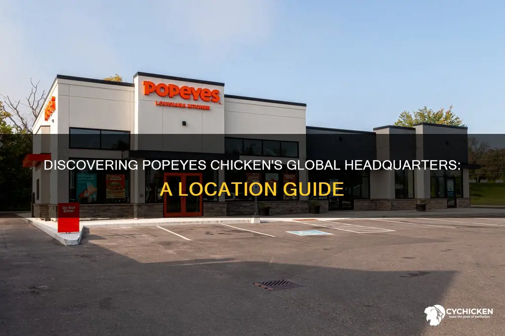 where is the home offices of popeyes chicken