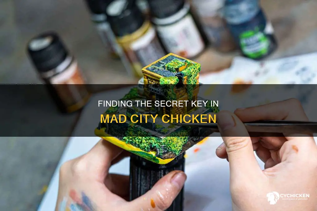 where is the secret key in mad city chicken