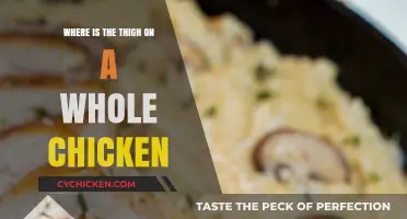 Locating the Thigh on a Whole Chicken: A Simple Guide