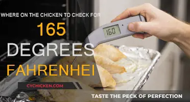 Checking the Chicken's Internal Temperature: 165°F Sweet Spot