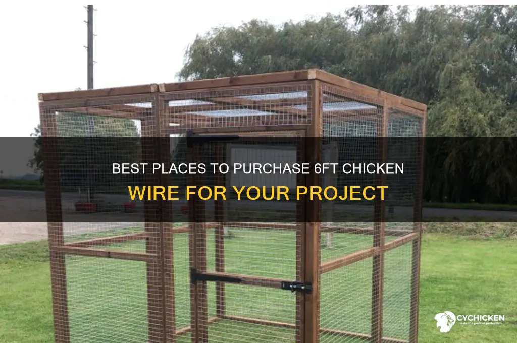where to buy 6ft chicken wire