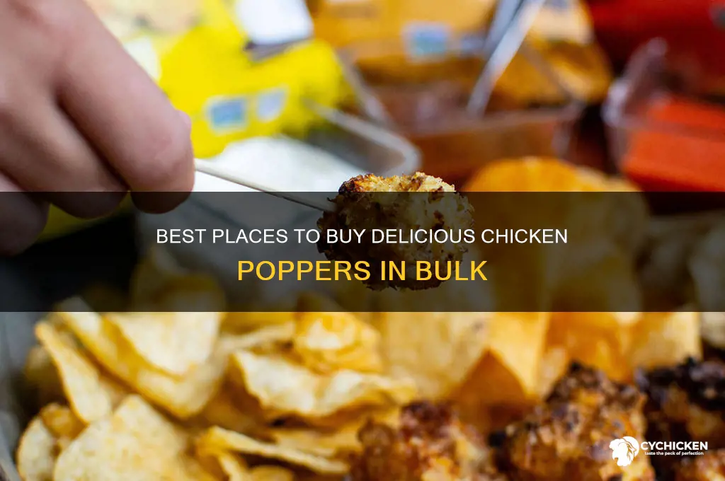 where to buy a bunch of chicken poppers