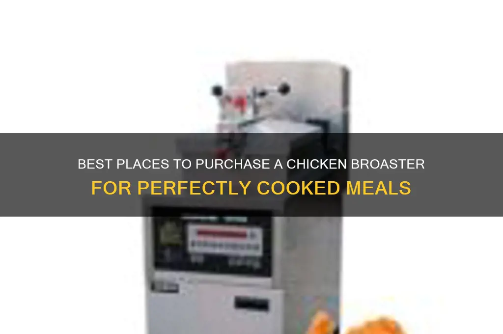 where to buy a chicken broaster