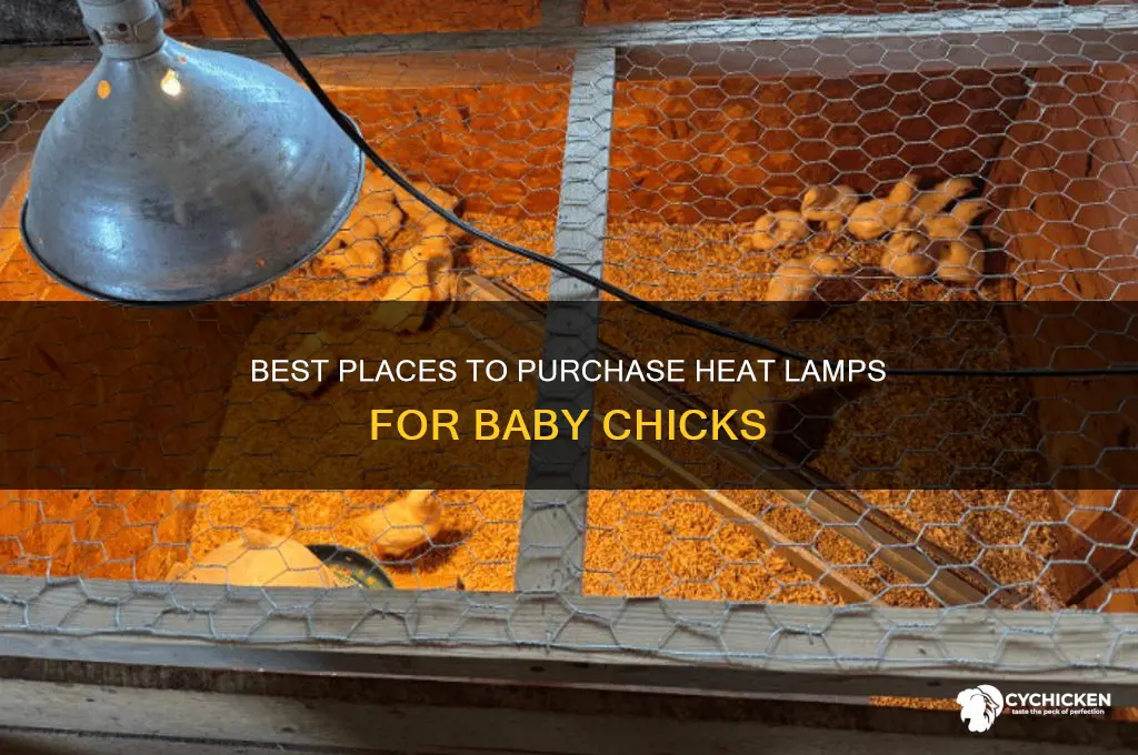 where to buy a heat lamp for chicks