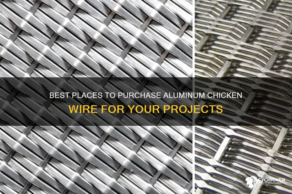 where to buy aluminum chicken wire