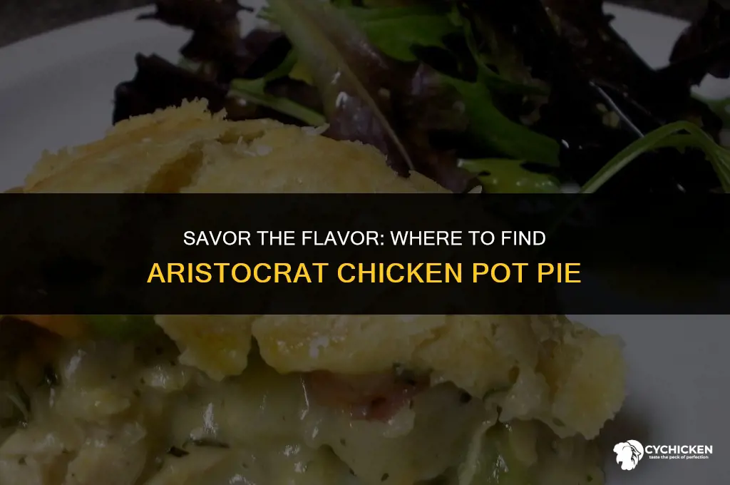 where to buy aristocrat chicken pot pie