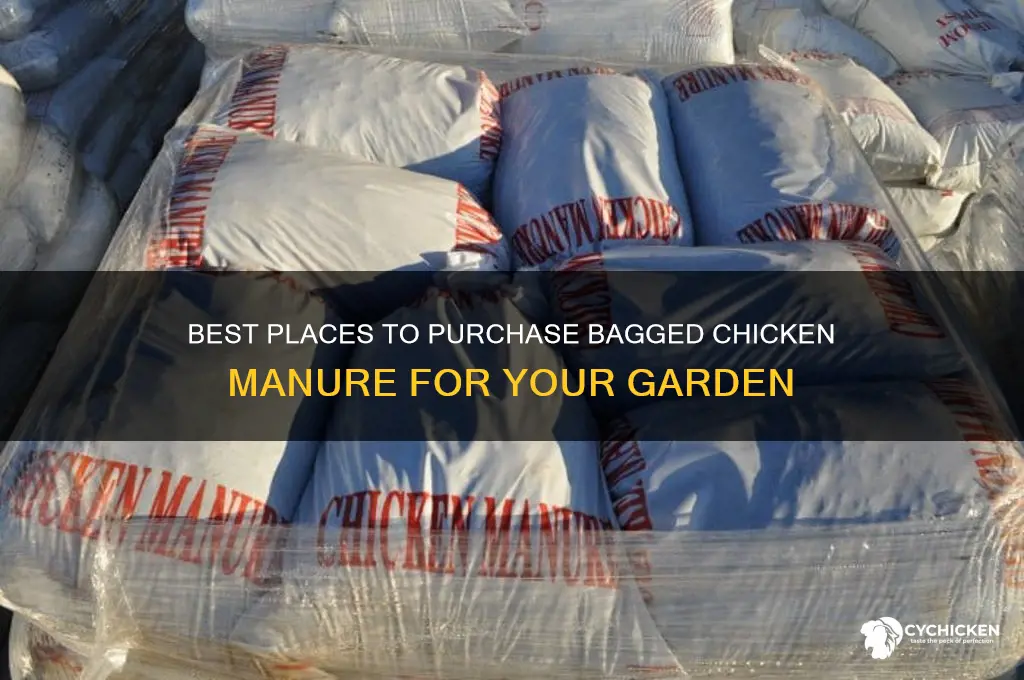 where to buy bagged chicken manure
