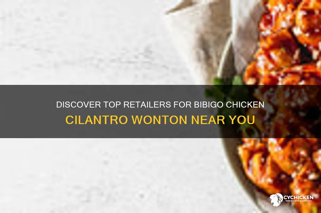 where to buy bibigo chicken cilantro wonton