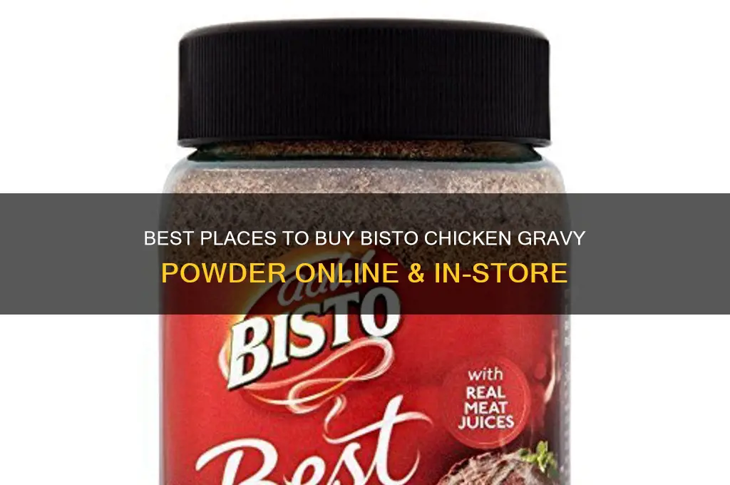 where to buy bisto chicken gravy powder