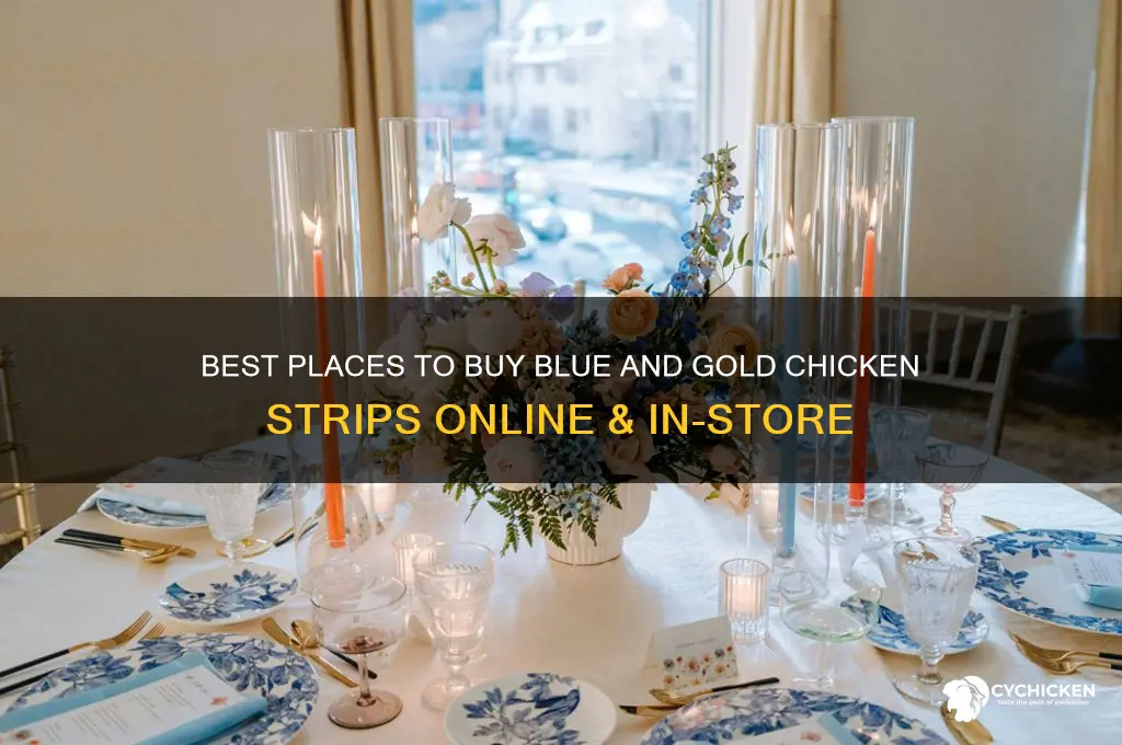 where to buy blue and gold chicken strips